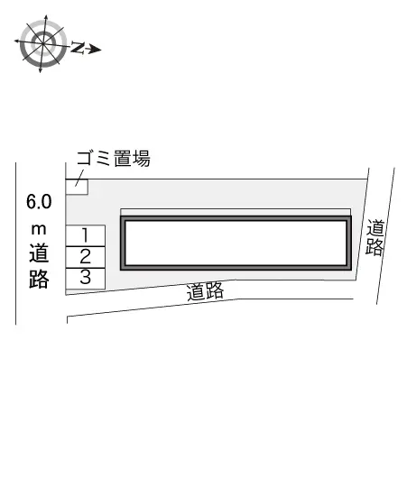 ★手数料０円★八王子市下柚木２丁目　月極駐車場（LP）